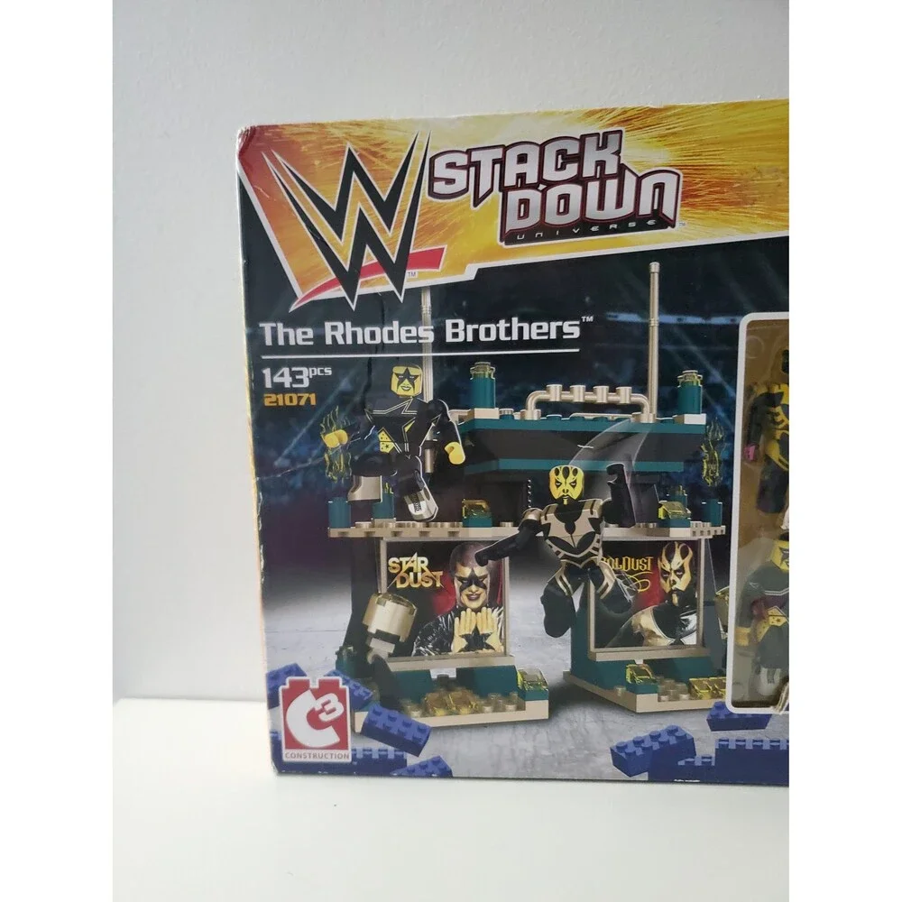 WWE Stackdown Universe The Rhodes Brothers Goldust & Stardust 143 pieces